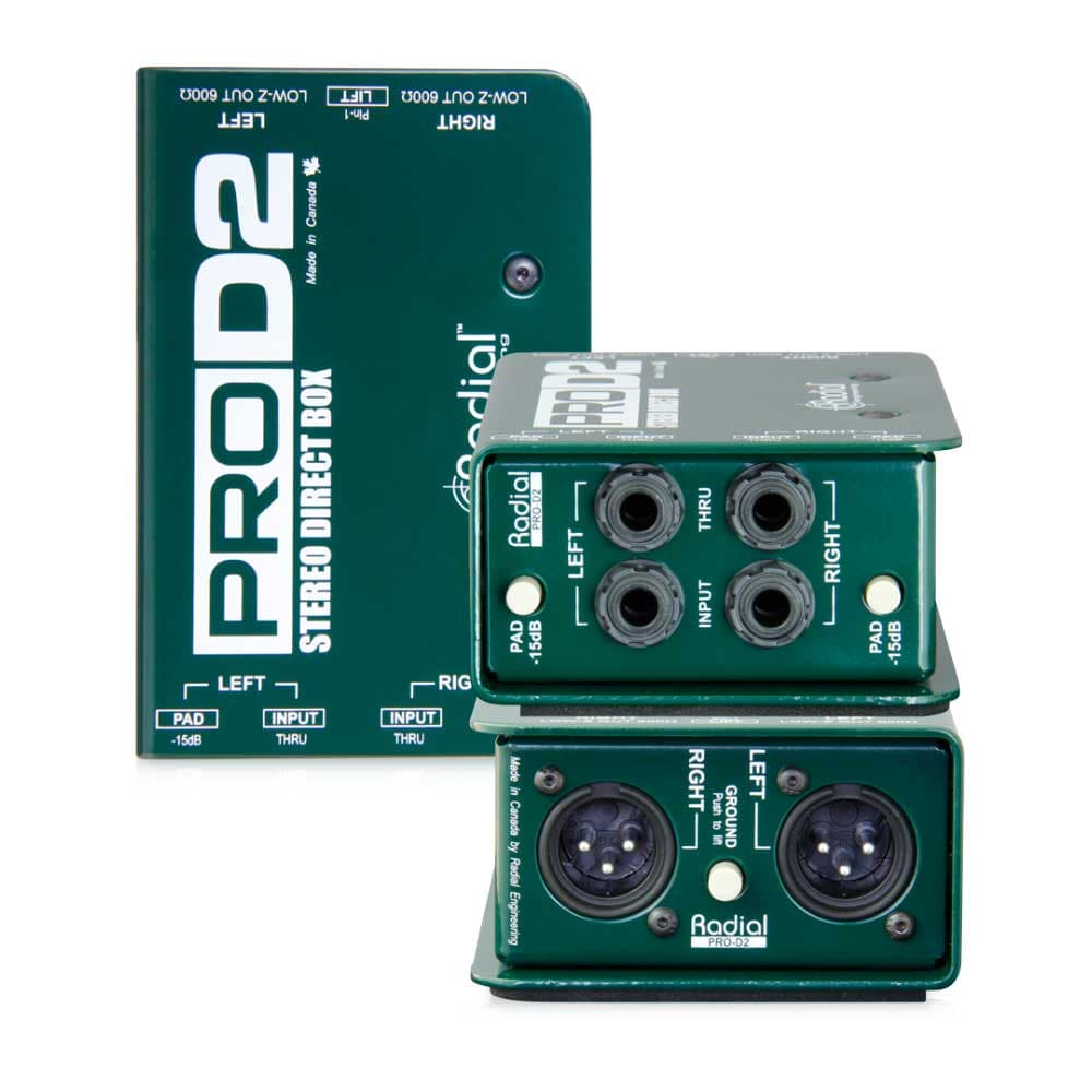 2-Channel Stereo Passive Direct Box
